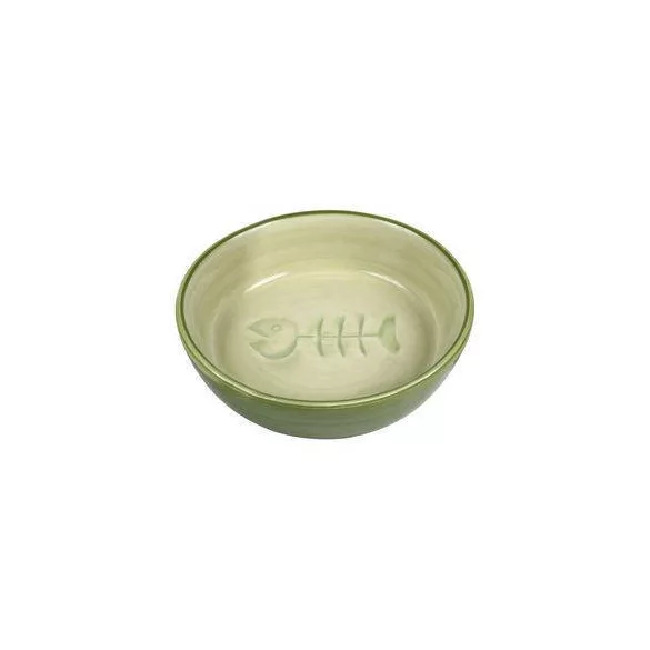 Castron ceramic Trixie pentru pisici - fishbone, 0,2 l
