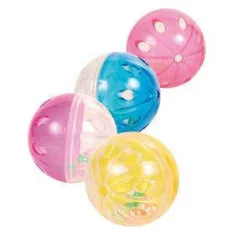 Trixie jucărie pentru pisici minge zornăitoare 4,5 cm 4buc
