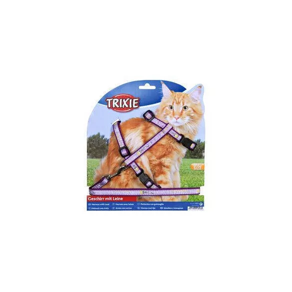 Trixie ham pentru pisici + lesă, 34-57 cm/13 mm, 1,20 m