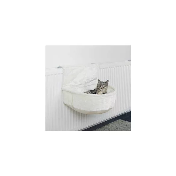 Pat de pluș Trixie pentru radiator alb 45x13x33 cm