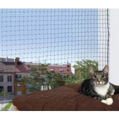 Trixie plasă pentru pisici neagră 6x3 m