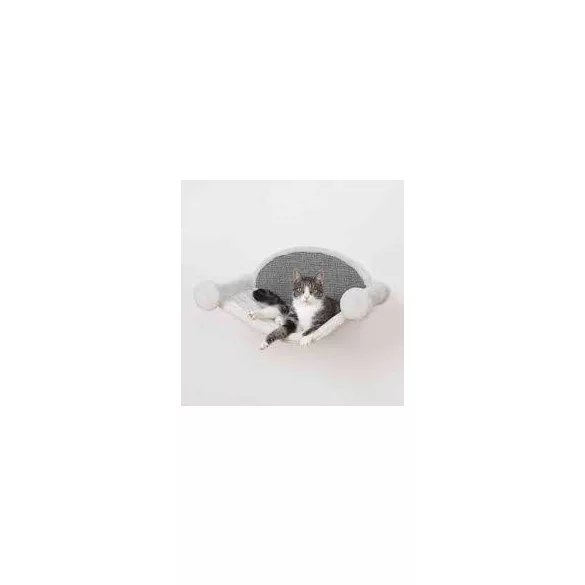 Pat de perete Trixie Hamac, 54 × 28 × 33 cm, alb/gri