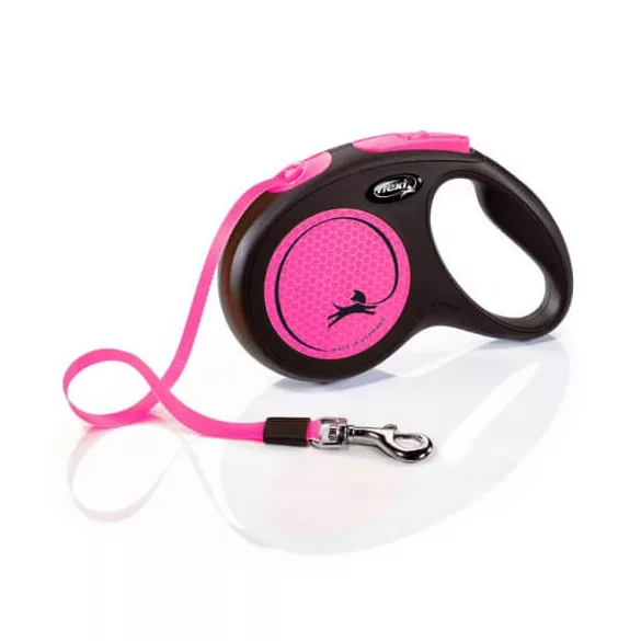 Flexi Nou Neon Bandă M 5m 25kg Roz