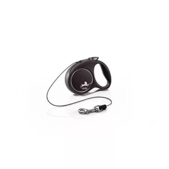 Flexi Black Design XS șnur 3m 8kg Argintiu