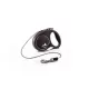 Flexi Black Design XS șnur 3m 8kg Argintiu