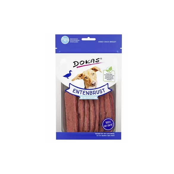 Dokas deshidratat rațămell felieek recompensă pentru câini 70g