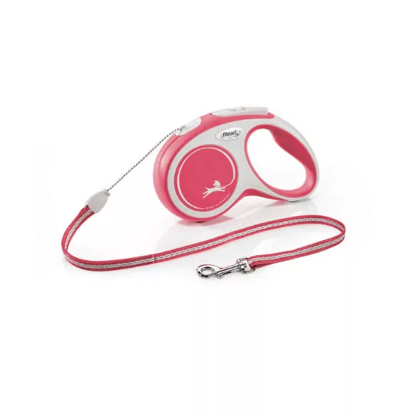 Flexi New Comfort șnur S 5m 15kg Roșu