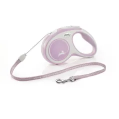 Flexi New Comfort șnur M 5m 20kg Roz