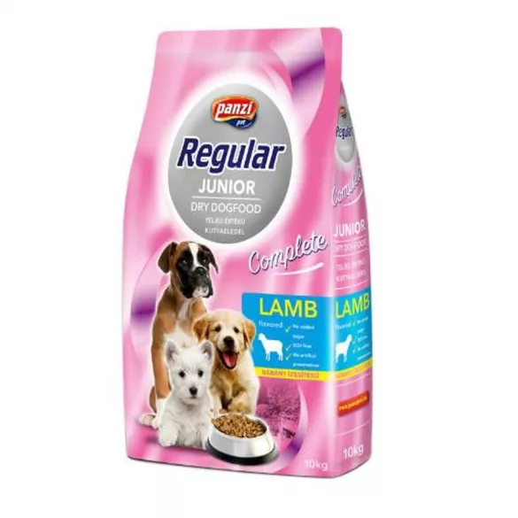 Panzi Regular Lamb, Rice Junior (miel, orez) hrană pentru câini  10 kg
