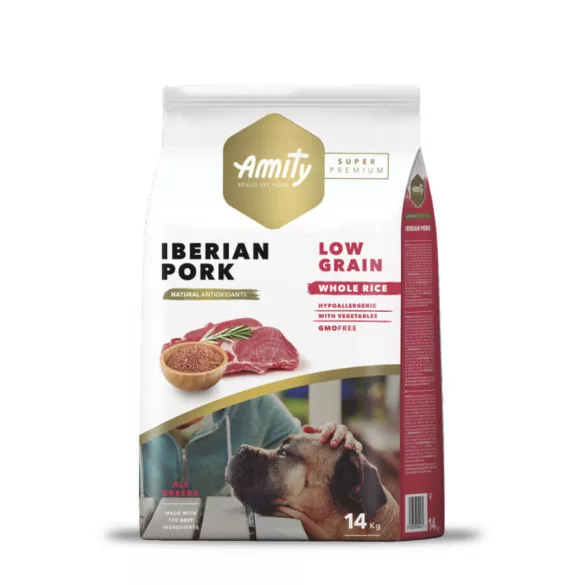 Amity Hypoallergen Adult Iberian Pork 14 kg hrană pentru câini