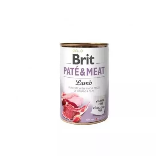 Brit Paté & Meat - Pateu și carne de miel 400g