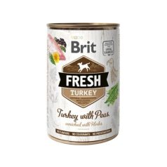 Brit Fresh Curcan cu Mazăre conservă 400g