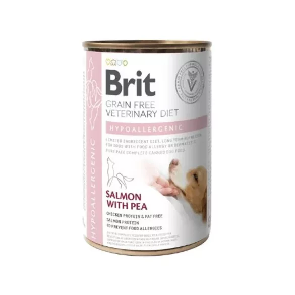 Brit Veterinary Diets Dog GF Hypoallergenic conservă 400g