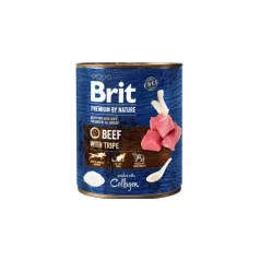   Brit Premium by Nature Adult Carne de vită cu tripi cu conservă 800g