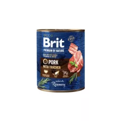   Brit Premium by Nature Adult Carne de porc cu trahee în conservă 800g