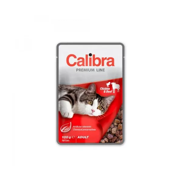 Calibra Cat Premium Adult Chicken & Beef 100g
