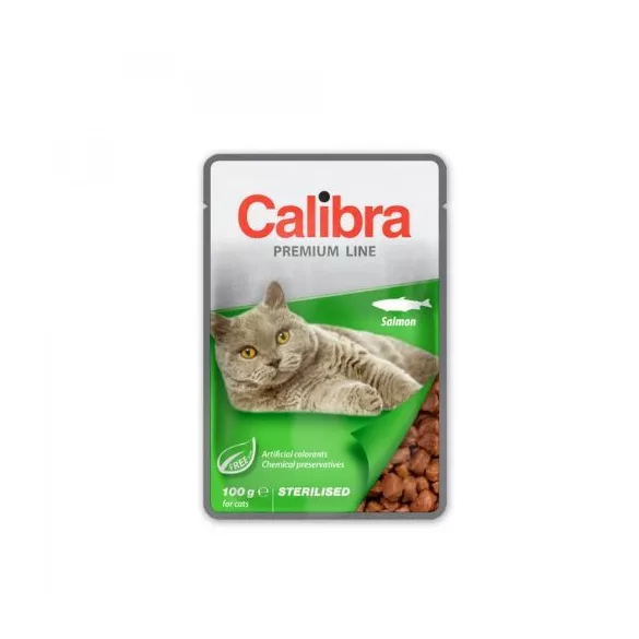 Calibra Cat Premium Sterilised Salmon 100g