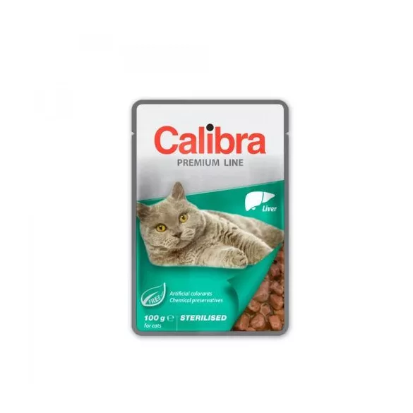 Calibra Cat Premium Sterilised Liver 100g