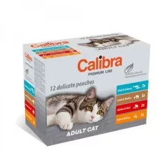 Calibra Cat Premium Adult Pouches Multipack 12x100g