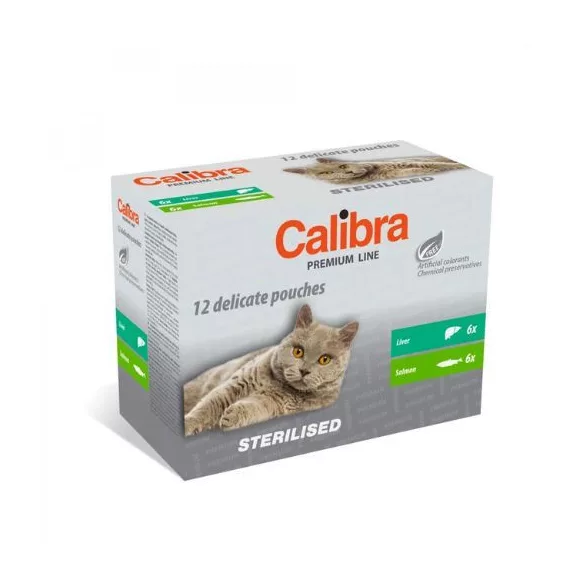 Calibra Cat Premium Steril. Pouches Multipack 12x100g