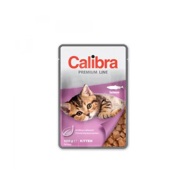 Calibra Cat Premium Kitten Salmon 100g