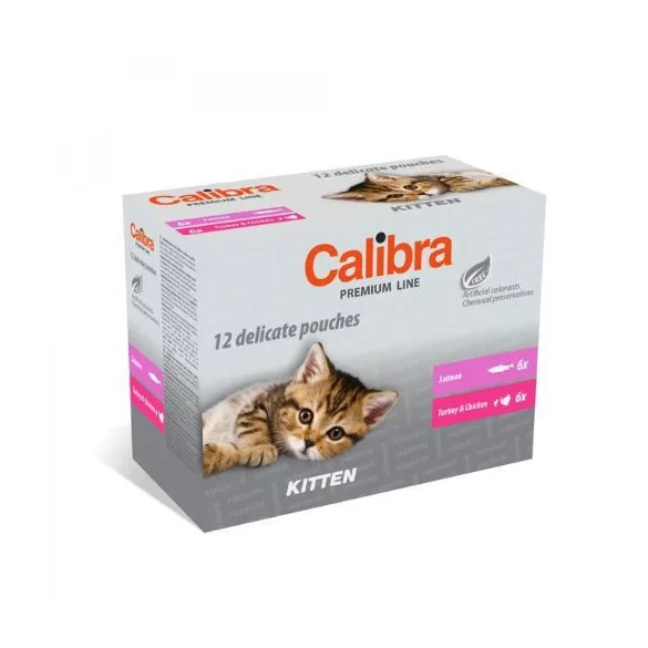 Calibra Cat Premium Kitten Pouches multipack 12x100g