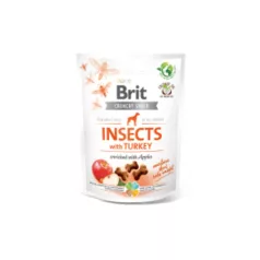   Brit Care Crunchy Cracker Insecte crocante cu curcan și mere 200 g