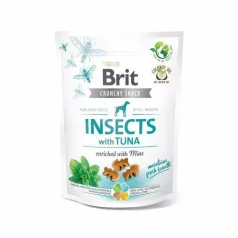   Brit Care Crunchy Cracker Insecte crocante cu ton îmbogățit cu mentă 200 g