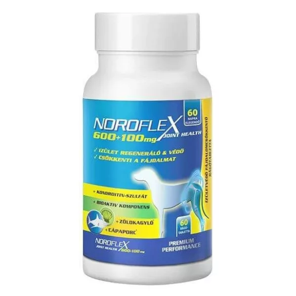 Noroflex 600+100 mg 60 buc protecție articulații, analgezic comprimat masticabil