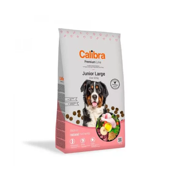 Calibra Dog Premium Line Junior Large hrană pentru câini 12 kg
