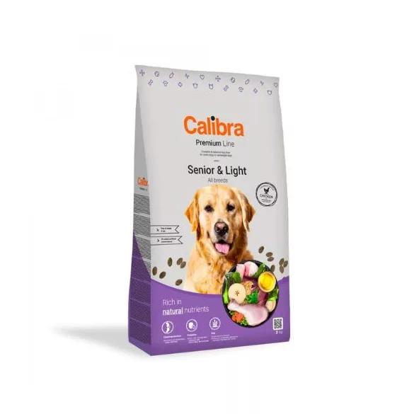 Calibra Dog Premium Line Senior & Light hrană pentru câini 3 kg