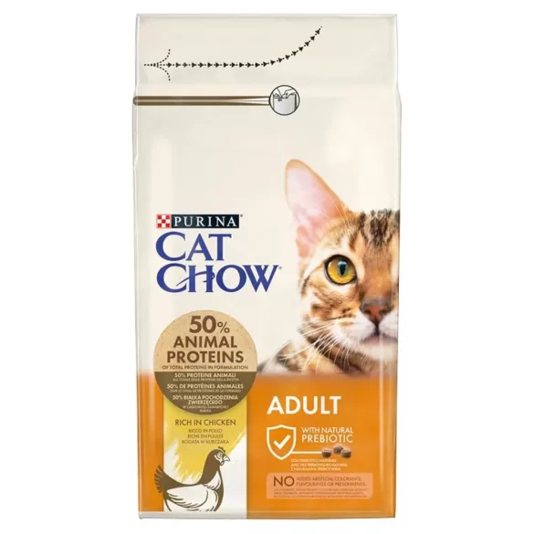 CAT CHOW Adult In chicken bogat uscat hrană pentru pisici 15 kg