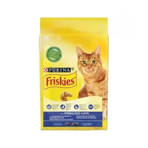 Friskies Sterile cu somon și legume 10 kg