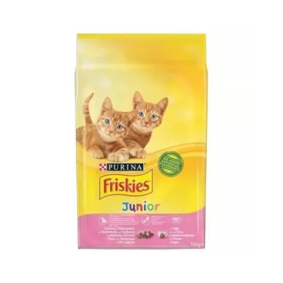 FRISKIES Junior cu pui, lapte și legume 10 kg