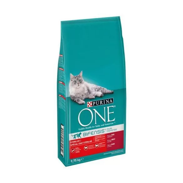 PURINA ONE STERILCAT Bogat în vită hrană uscată pentru pisici hrană pentru pisici 9,75kg