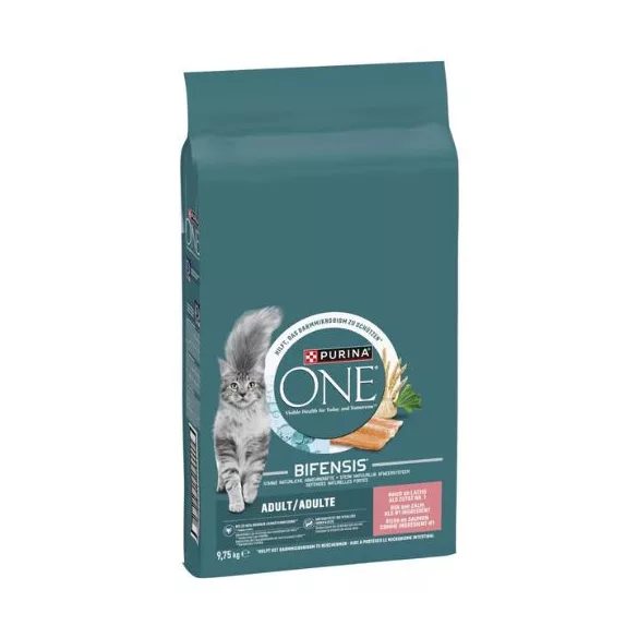 PURINA ONE Bogat în somon hrană uscată pentru pisici hrană pentru pisici 9,75kg