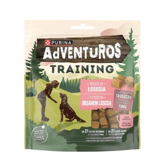 Adventuros Training Lazac ízű kutya jutalomfalat 115g