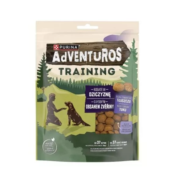 Adventuros Training Szarvas ízű kutya jutalomfalat 115g