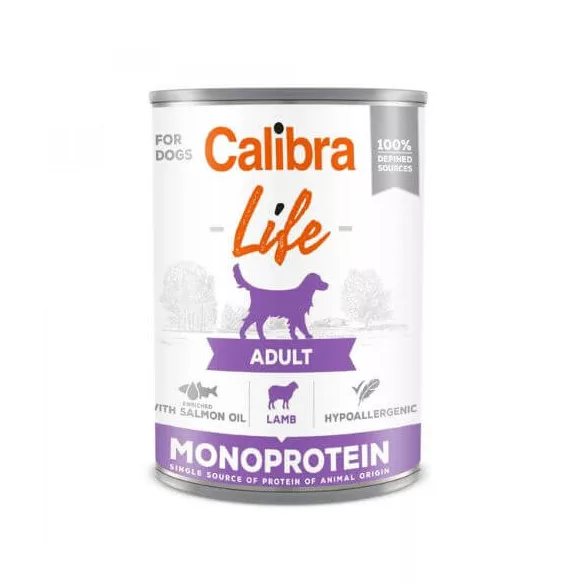 Calibra Dog Life Adult Lamb conservă 400g
