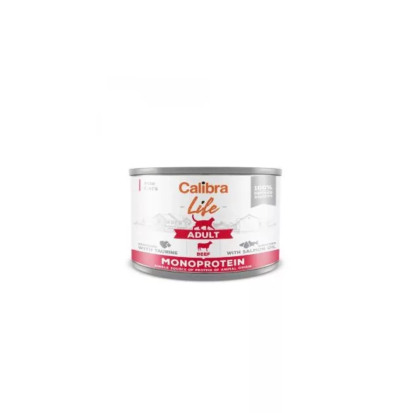 Calibra Cat Life Conservă Adult Vită 200g