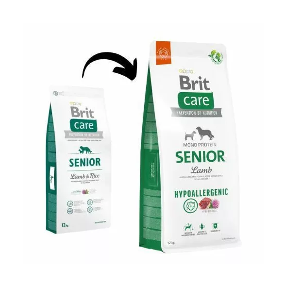 Brit Care Senior Lamb & Rice hrană pentru câini 1 kg