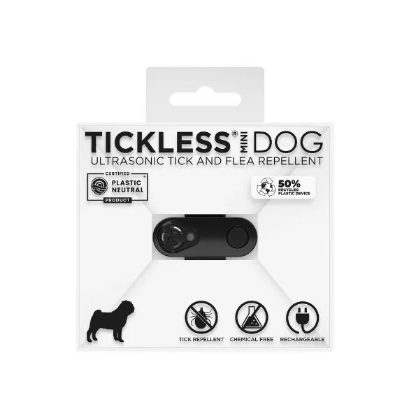 Tickless Mini Tick and Flea Repellent pentru câini de talie mică Negru