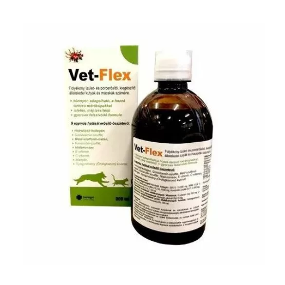 Vet-Flex Lichid articulații și pentru cartilaje 500 ml