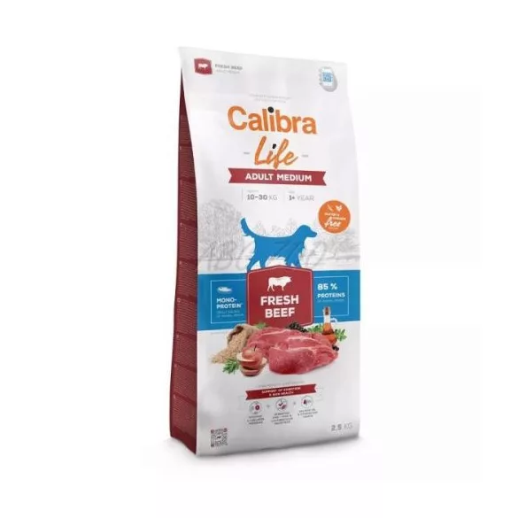 Calibra Dog Life Senior Medium Fresh Beef 2,5 kg