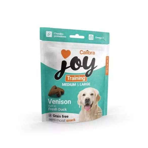 Calibra Joy Dog Training M&L Venison & Duck 300g
