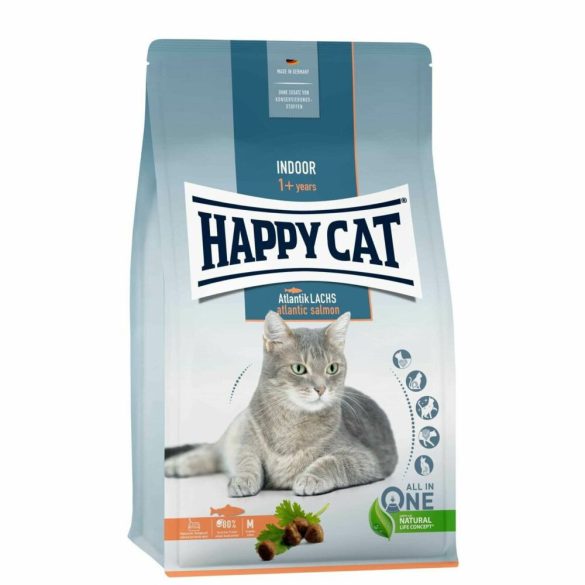 Happy Cat Adult Indoor Salmon 4 kg