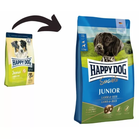 Happy Dog Supreme Junior Junior miel cu orez 10 kg