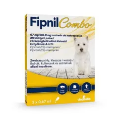 Fipnil Combo Spot On Small Dog 2-10 kg 3x0,67 ml