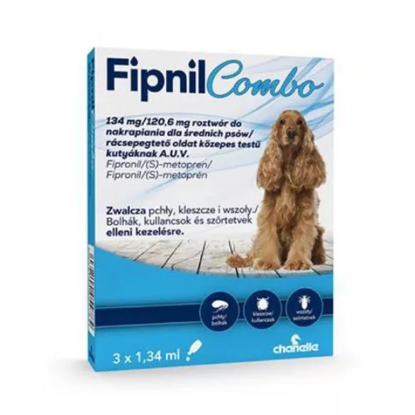 Fipnil Combo Spot On Medium Dog 10-20 kg 3x1,34 ml