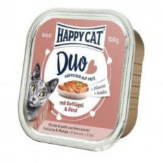   Happy Cat Duo Pâté Pâté de pisică Păsări de curte Falcons-Malf 100 g